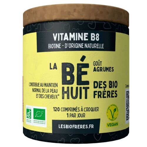 Béhuit Agrumes– Comprimés à croquer  – Vitamine B8