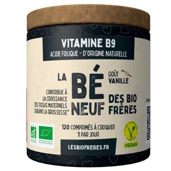 Béneuf Vanille– Comprimés à croquer  – Vitamine B9 1