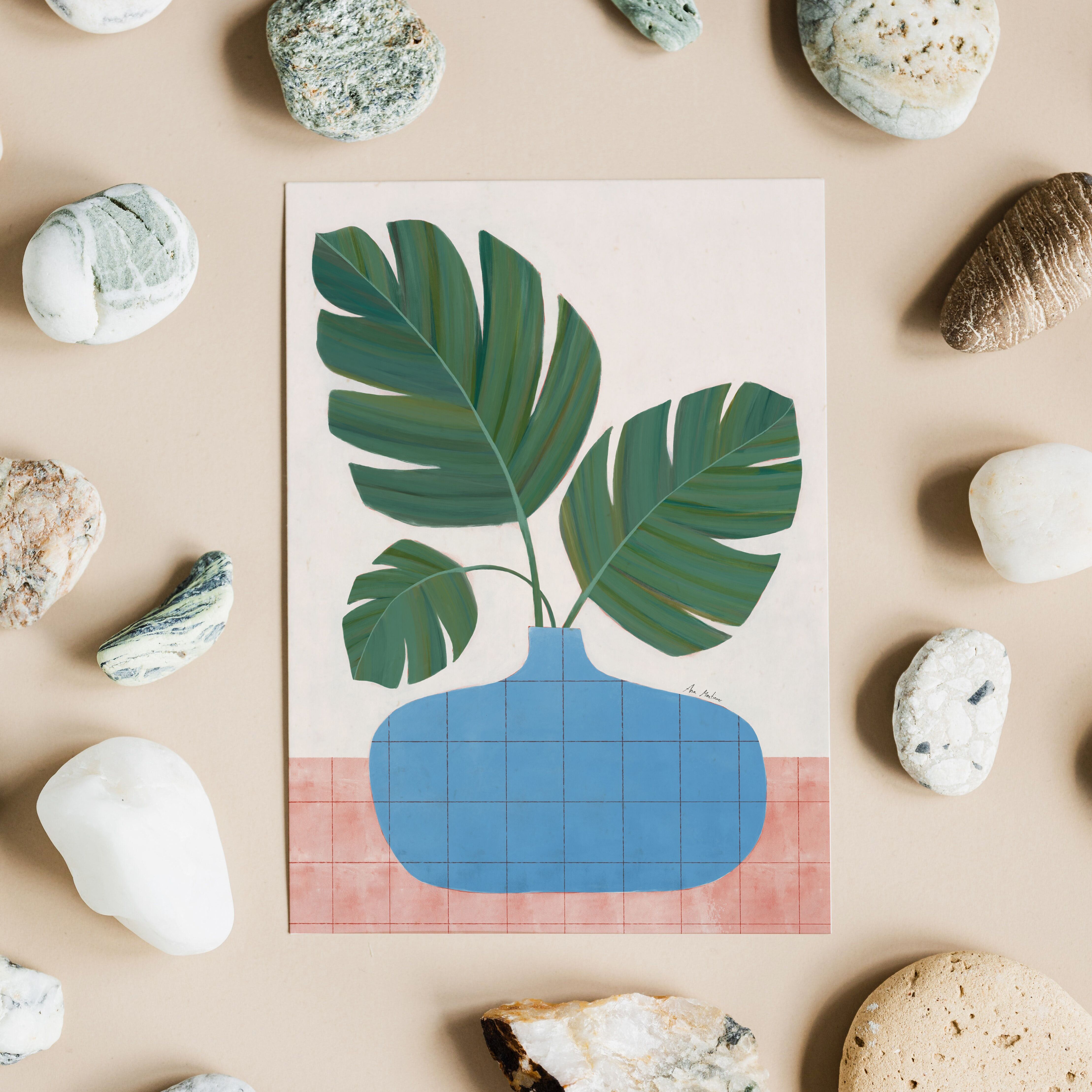 Kunstdruck „Monstera-Pflanze“ – verschiedene Größen