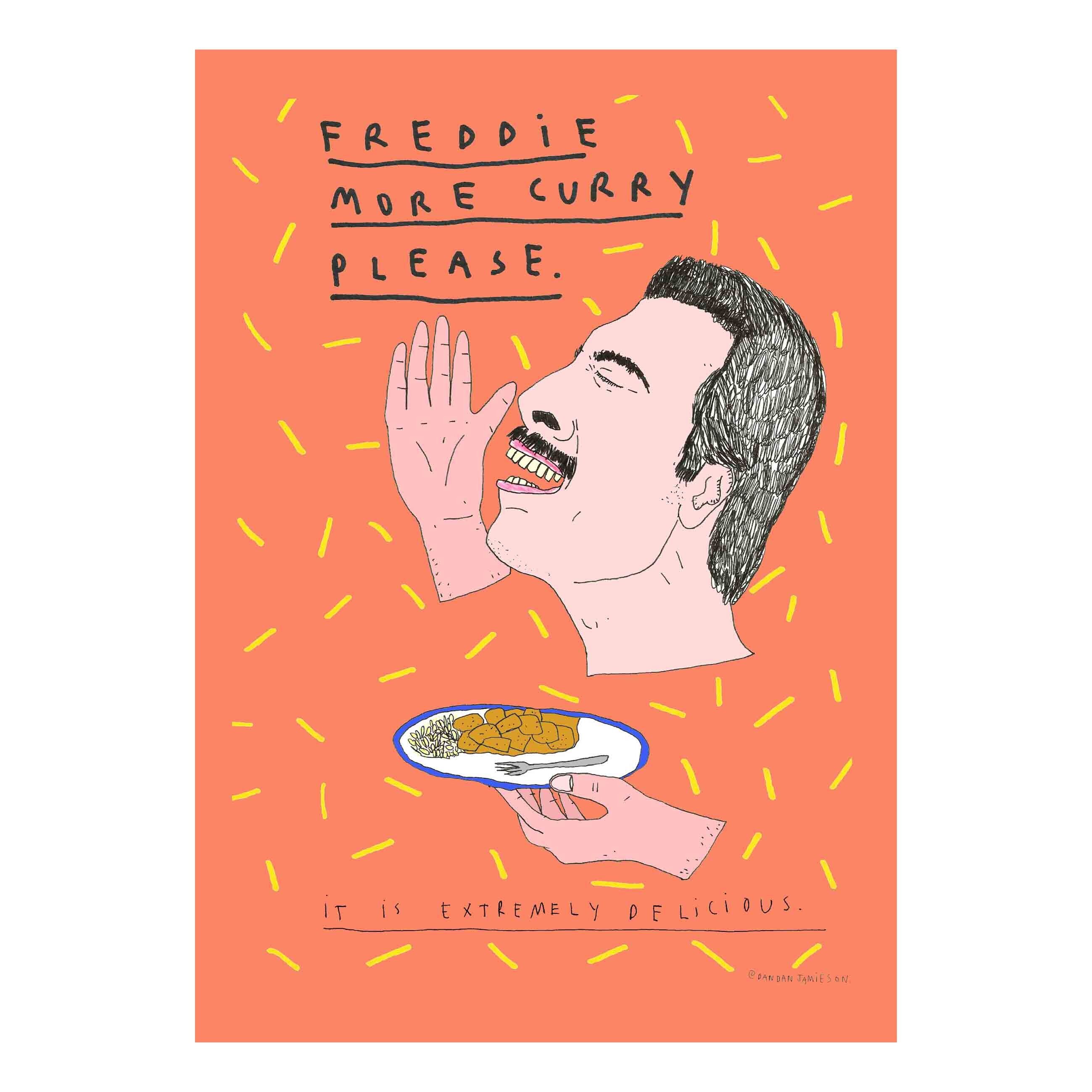 Freddie Plus de Curry | Tirage d'art A2