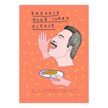 Freddie Plus de Curry | Tirage d'art A2