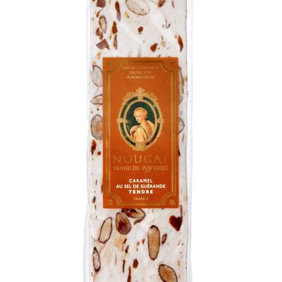 Barretta di torrone al caramello con sale di Guérande 100 g