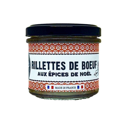 Rillettes de boeuf aux épices de Noël