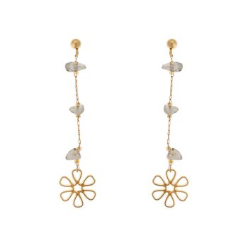 Boucles d'oreilles marguerite 3