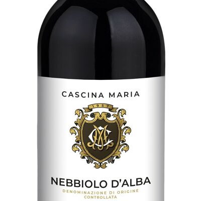 Nebbiolo d’alba DOC 2020, CASCINA MARIA, fruity and tannic red wine