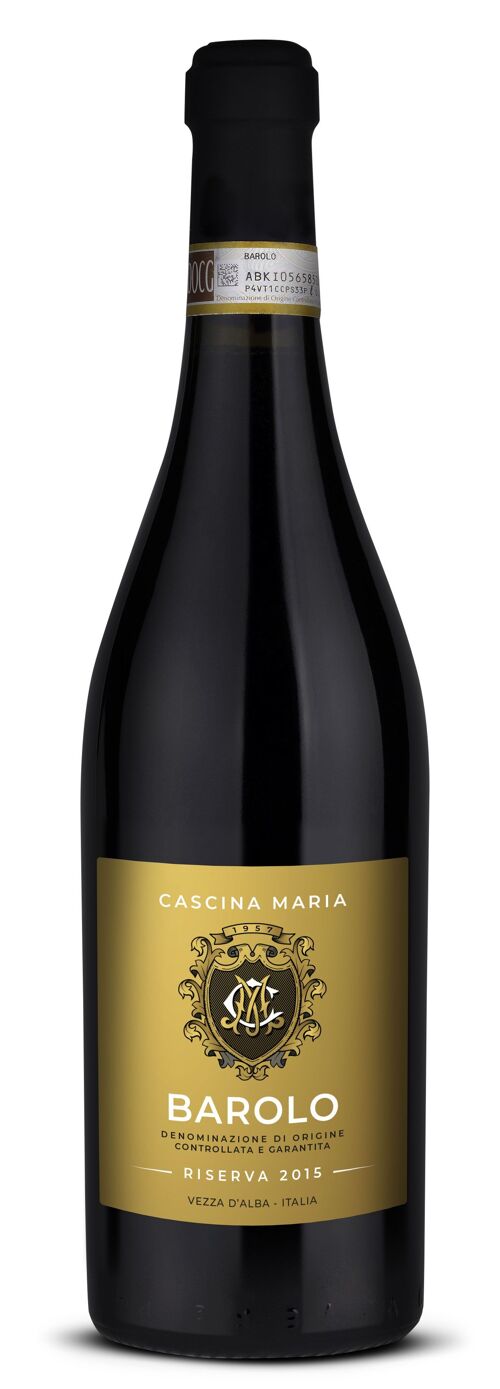 Barolo Riserva DOCG 2015, CASCINA MARIA, vin rouge de garde complexe et élégant