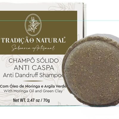 Festes Anti-Schuppen-Shampoo – 70 g – handgefertigt