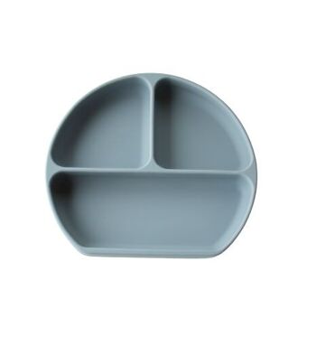 Plaque ventouse en silicone Little Eater Gris 1