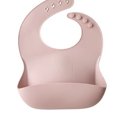 Little Eater silicone bib Pink