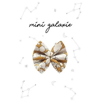 Liberty Capel gold mini bow barrette