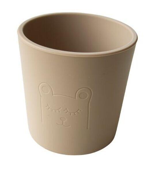 Little Eater silicone grip cup Beige