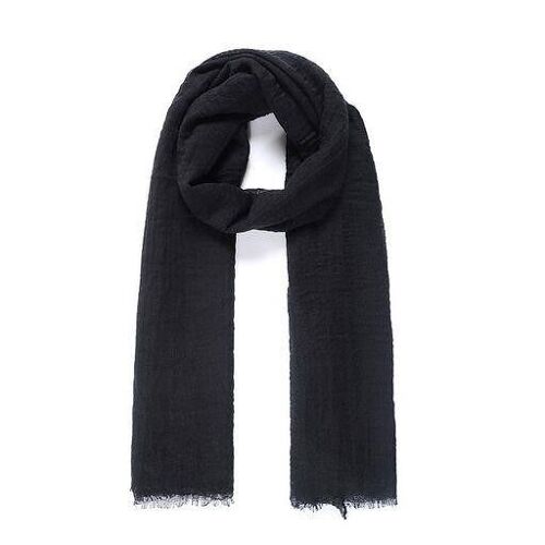 Foulard noir uni