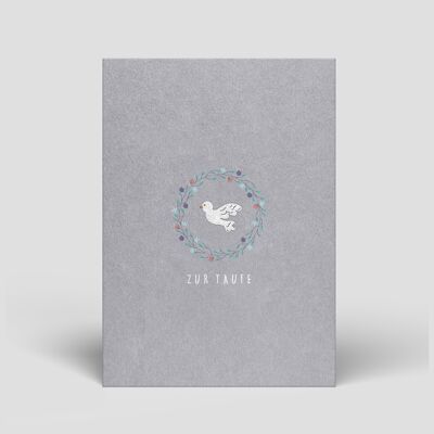 Baptism card - fair, ecological and sustainable