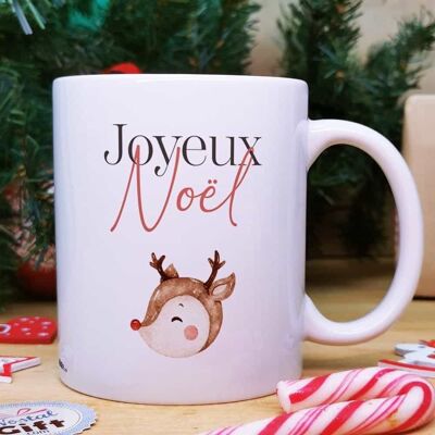 "Merry Christmas" Mug - Christmas Reindeer