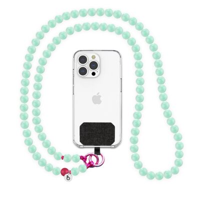 Flamingo cell phone chain incl. Patch