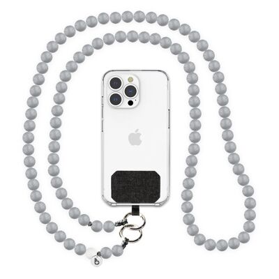 Mobile phone chain Gray de Luxe incl. Patch