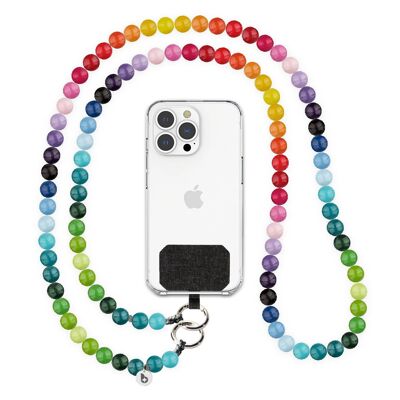 Mobile phone chain Rainbow incl. Patch
