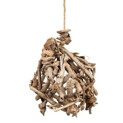 Driftwood hanging ball light-401003