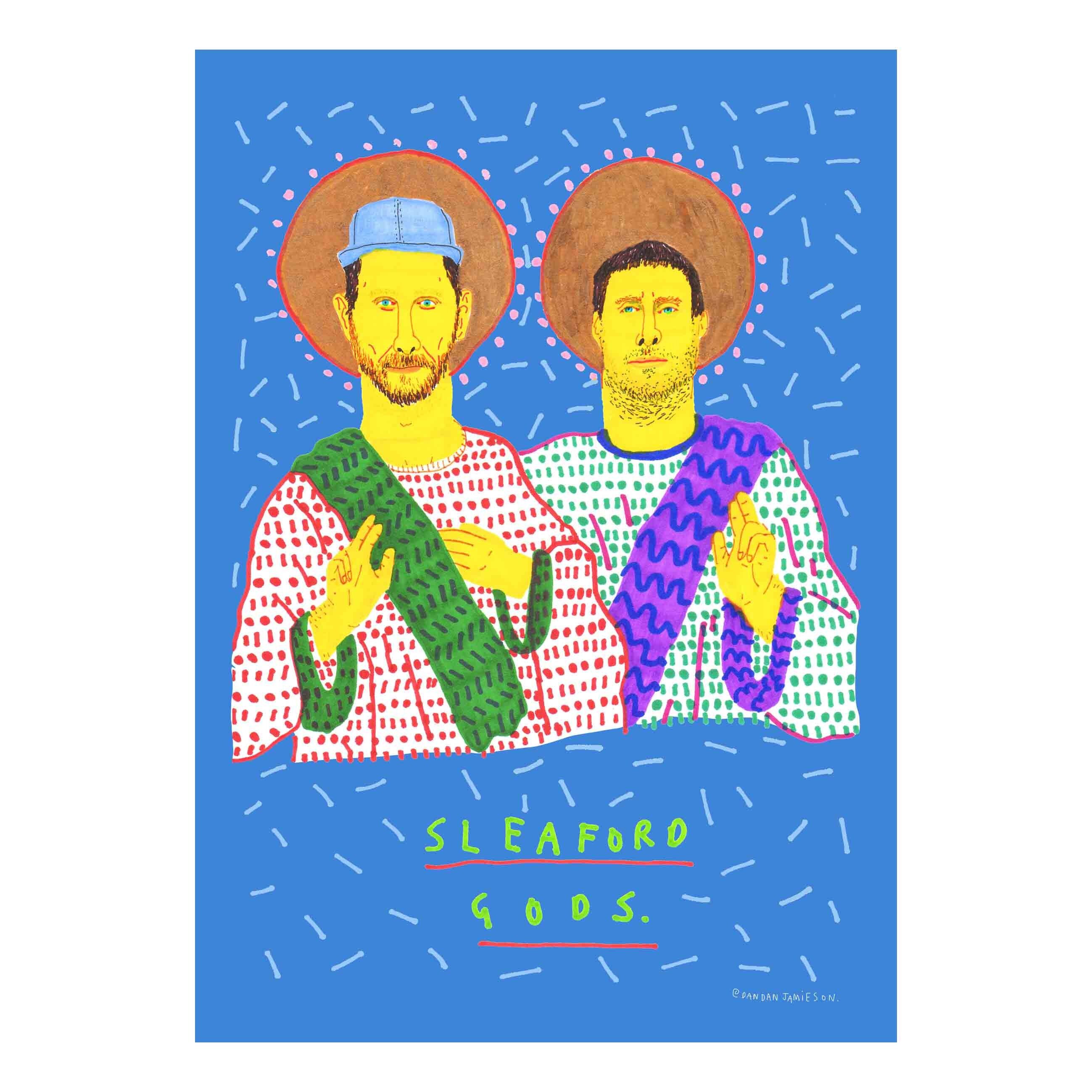 Dieux de Sleaford | Tirage d'art A2