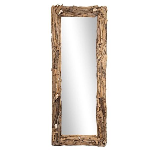 Miroir cadre bois flotté-501003