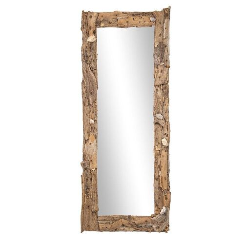 Miroir cadre bois flotté-501009
