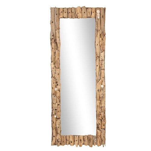 Miroir cadre bois flotté-501012