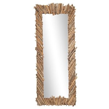 Miroir cadre bois flotté-501014