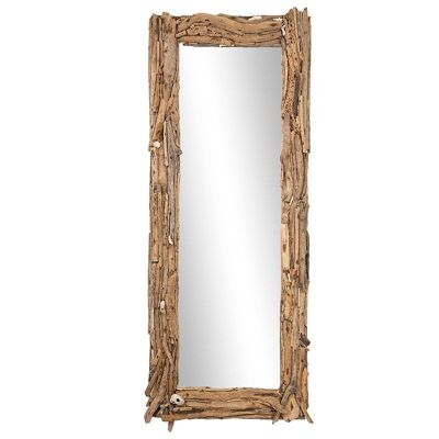 Miroir cadre bois flotté-501017
