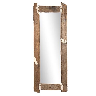 Miroir cadre bois flotté-501019