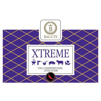 BACCYS miscela di spezie - XTREME - barattolo aromatico 85g