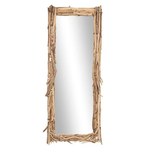 Miroir cadre bois flotté-501027