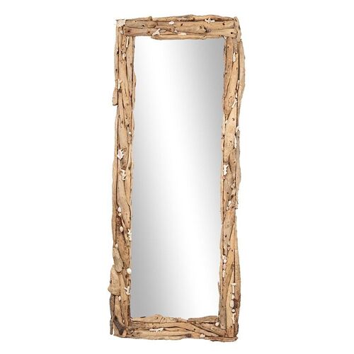 Miroir cadre bois flotté-501029