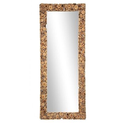 Miroir cadre bois flotté-501030