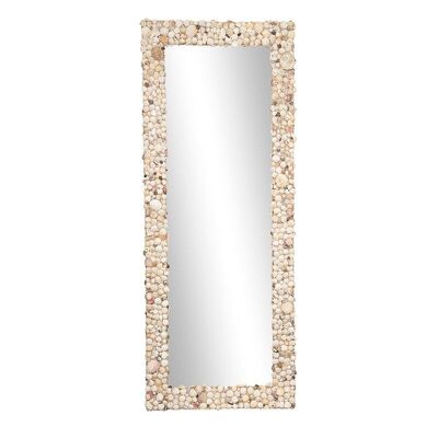 Espejo con marco de concha-502003