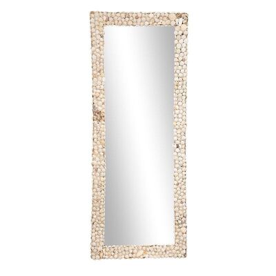 Specchio con cornice a conchiglia-502004