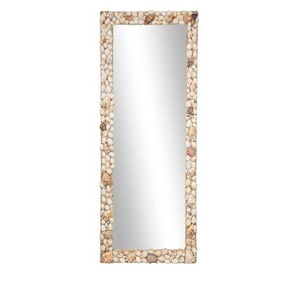 Specchio con cornice a conchiglia-502008