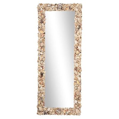 Specchio con cornice a conchiglia-502011
