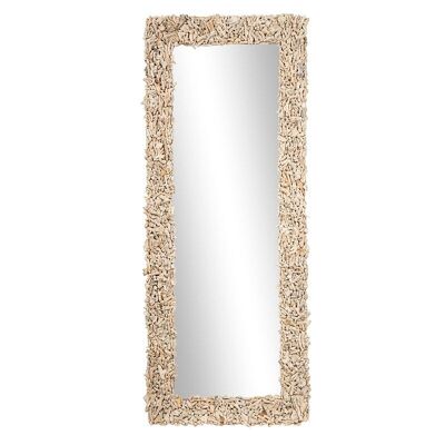 Specchio con cornice corallo-503003