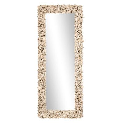 Specchio con cornice corallo-503004