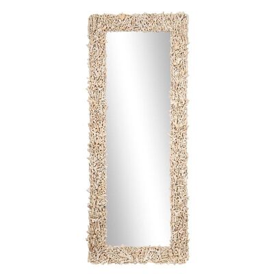 Specchio con cornice corallo-503005