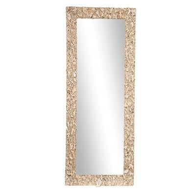 Specchio con cornice corallo-503013