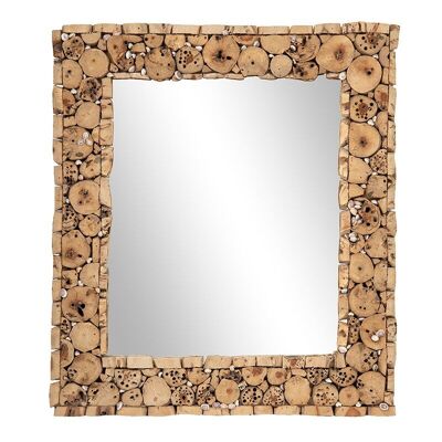 Miroir cadre bois flotté-504001