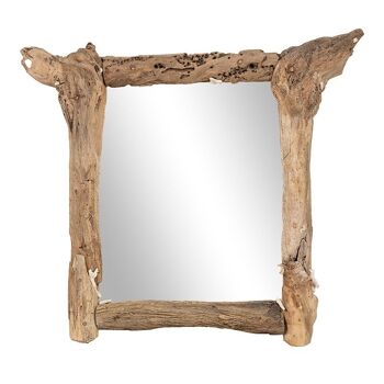 Miroir cadre bois flotté-504007