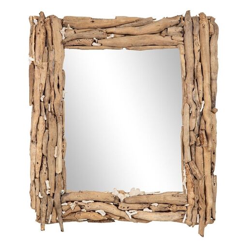Miroir cadre bois flotté-504011