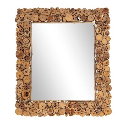 Miroir cadre bois flotté-504015