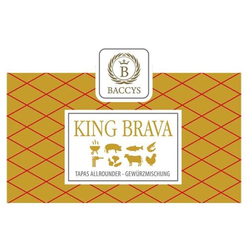 BACCYS Gewürzmischung - KING BRAVA - Aromadose 85g