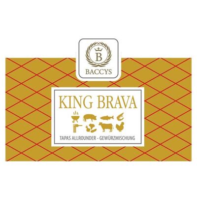 BACCYS miscela di spezie - KING BRAVA - barattolo aromatico 85g