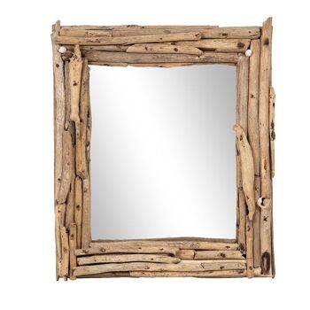Miroir cadre bois flotté-504021
