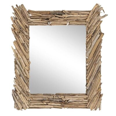 Driftwood frame mirror-504031
