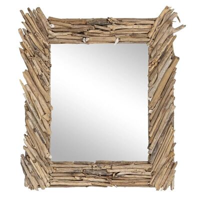 Miroir cadre bois flotté-504031